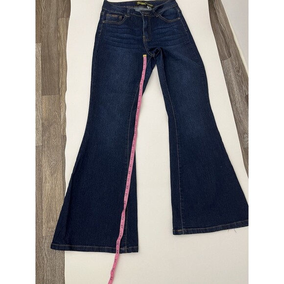Stag Women’s Jeans Blue Denim Size 5/25 Stretch Flare Leg Mid Rise - Picture 4 of 11